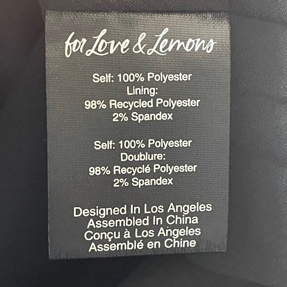 For Love & Lemons Candice Mini Dress | Size Small | NWOT - Picture 8 of 9
